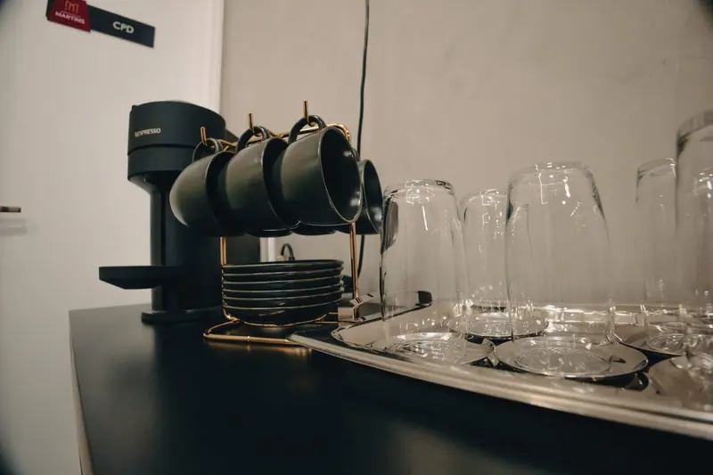 Espaço de café do escritório