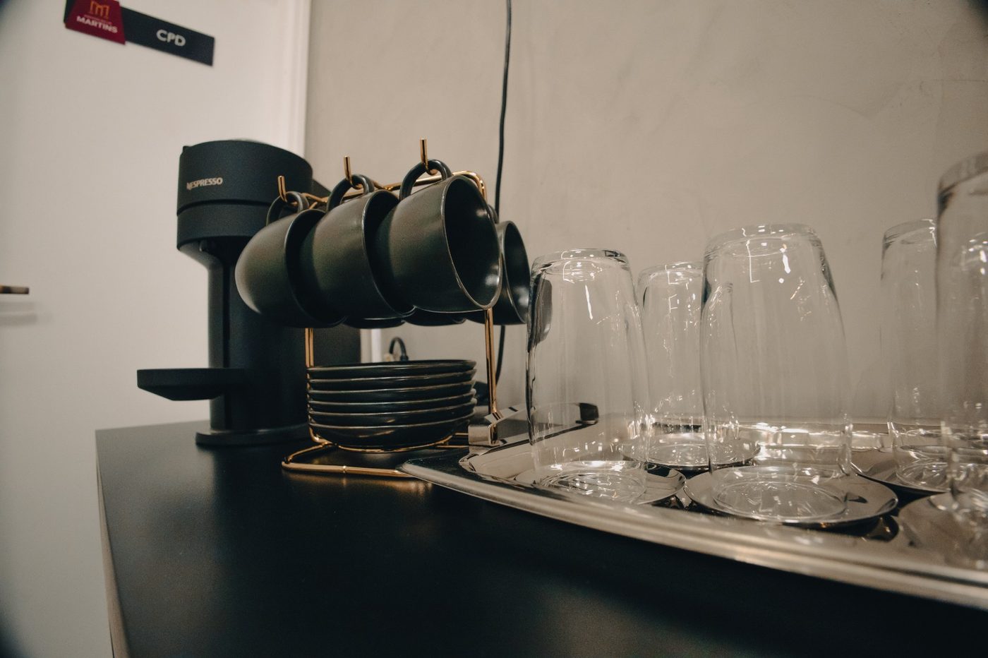 Espaço de café do escritório